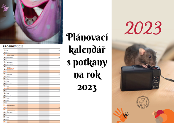 Plánovací kalendář POTKANI 2023 - PŘEDOBJEDNÁVKA