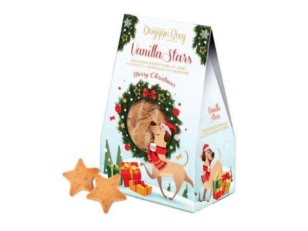 Medové hvězdičky s vanilkou a malinami 180 g