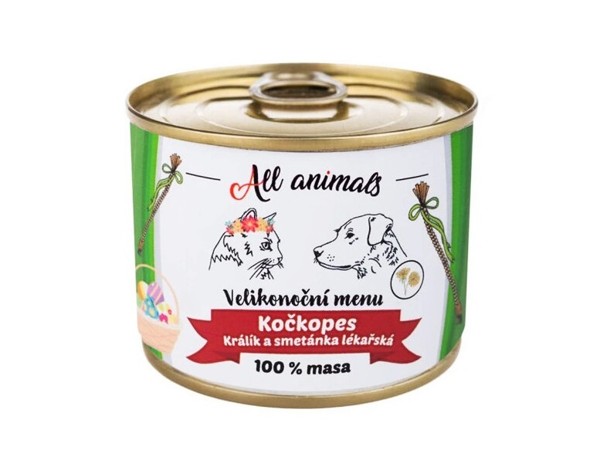 Velikonoční menu s králíkem a pampeliškou 200 g