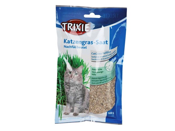 Tráva pro kočku v sáčku 100g