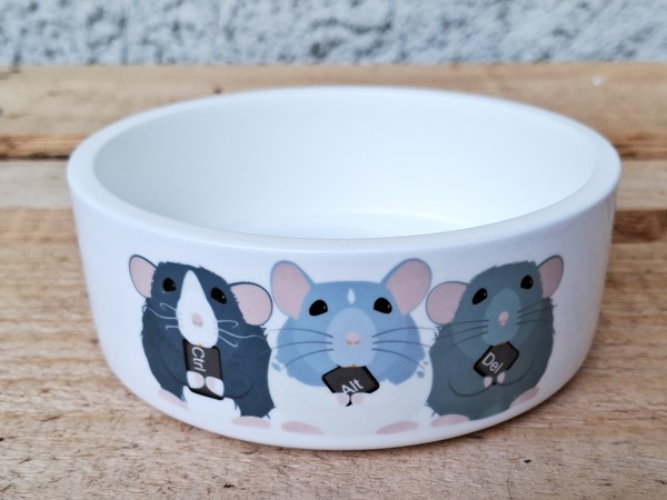 Keramická miska Rodentia:Potkaní specialisti 650ml