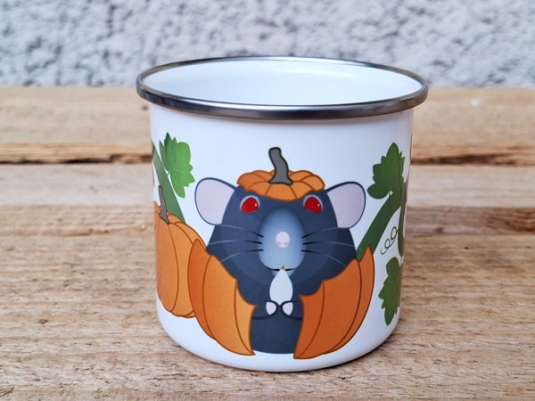Plecháček "Halloweenský potkan" 300 ml